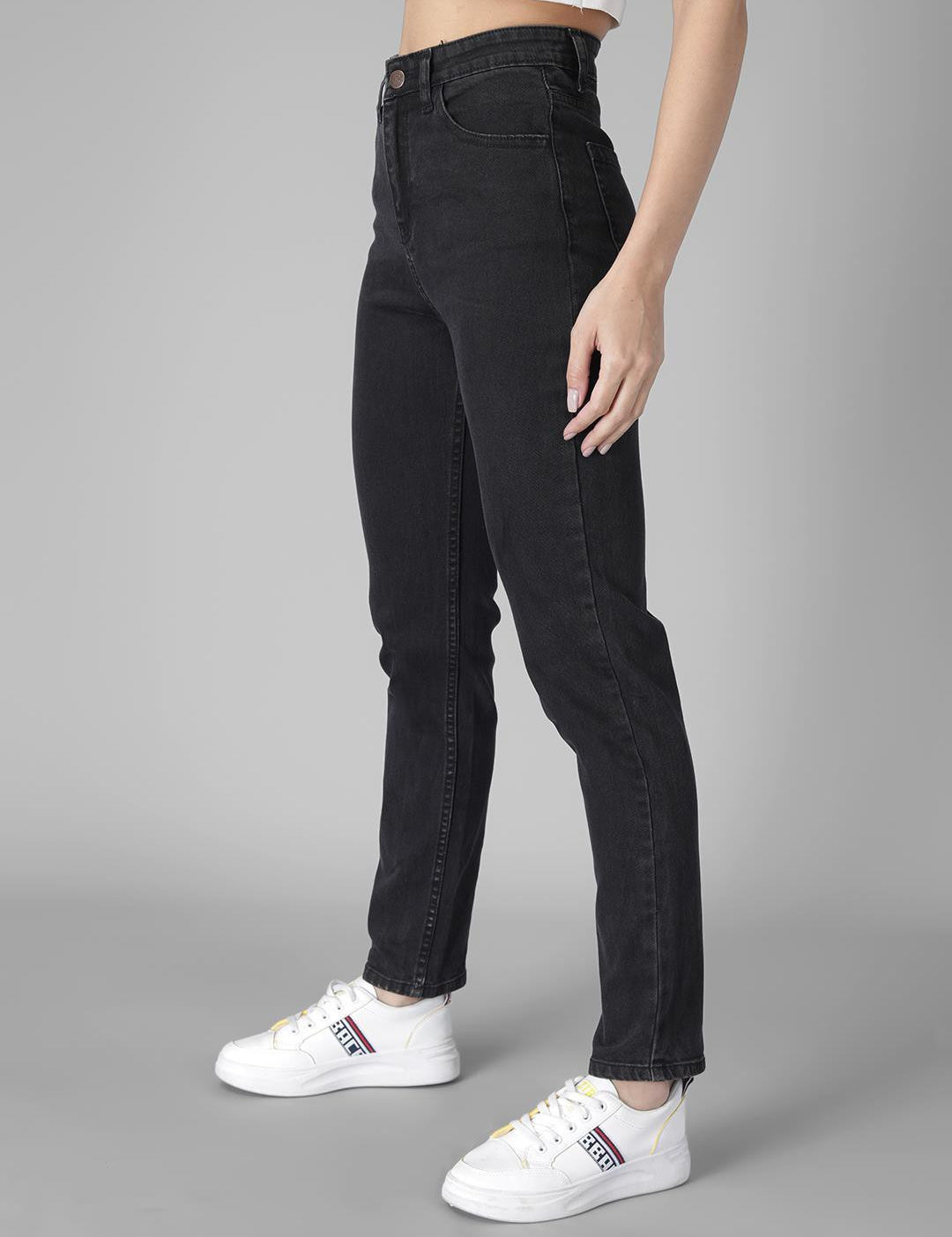 KOTTY Regular Women Black Jeans 