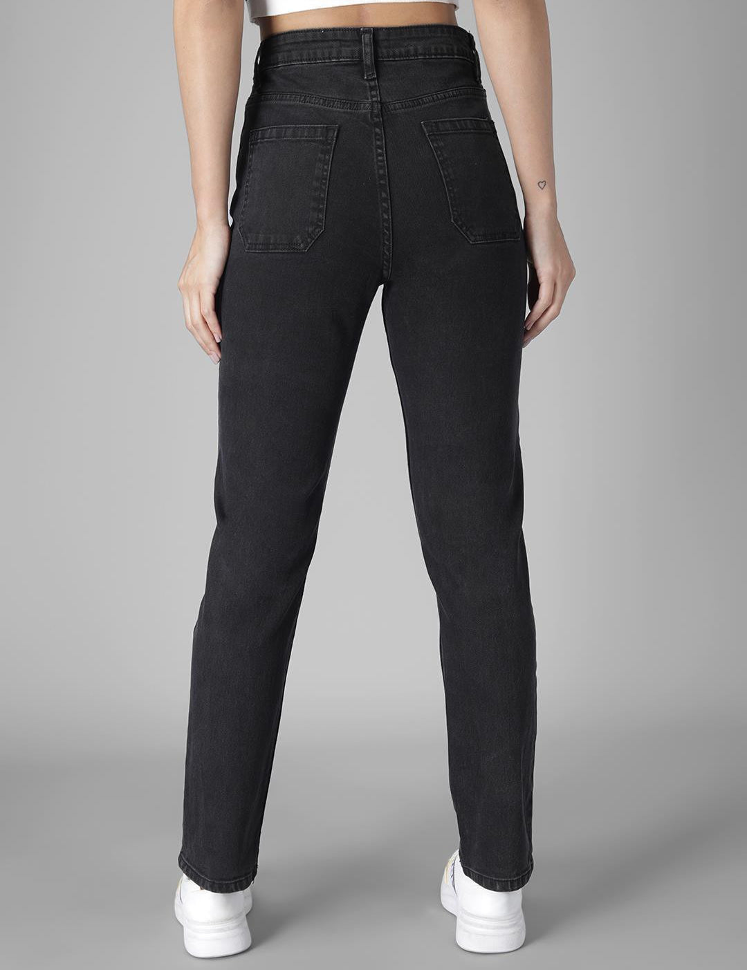 KOTTY Regular Women Black Jeans 