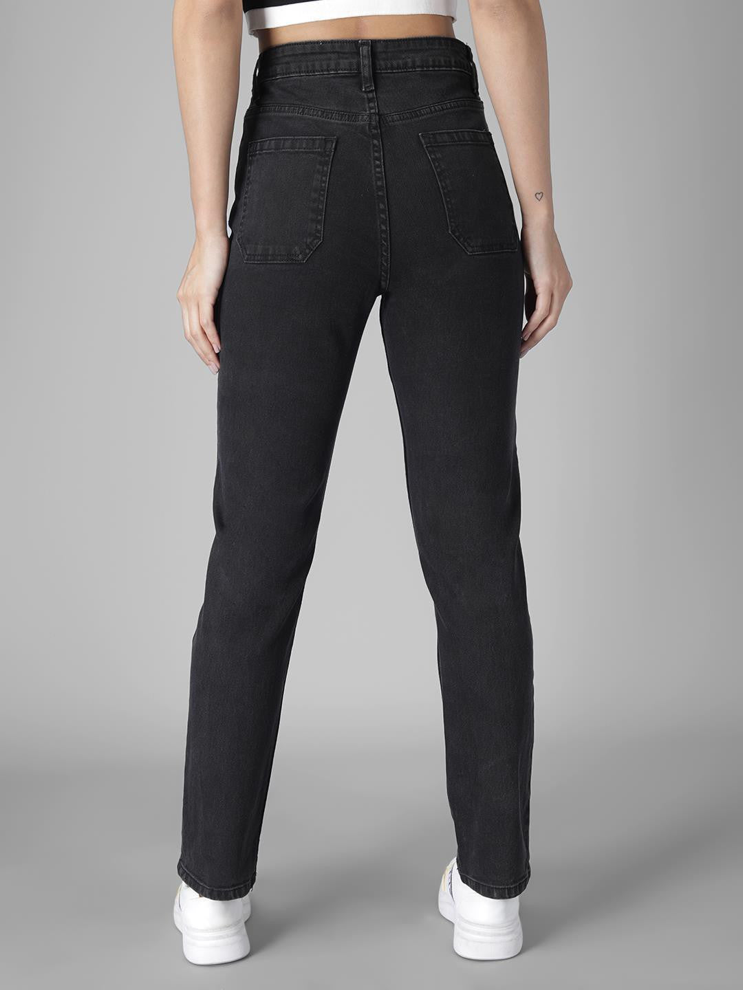KOTTY Regular Women Black Jeans 