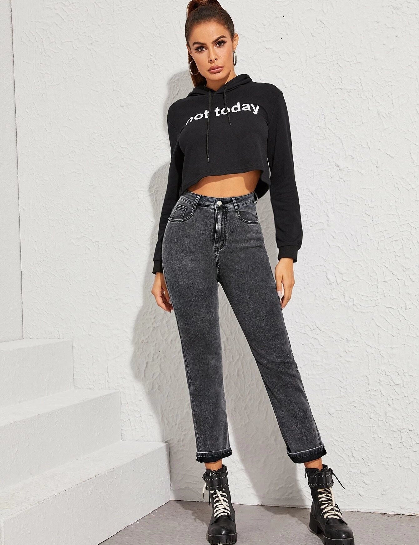 KOTTY Regular Women Dark Grey Jeans 