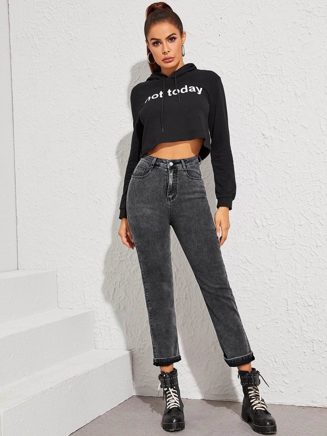 KOTTY Regular Women Dark Grey Jeans 