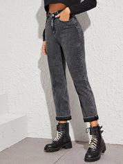 KOTTY Regular Women Dark Grey Jeans 