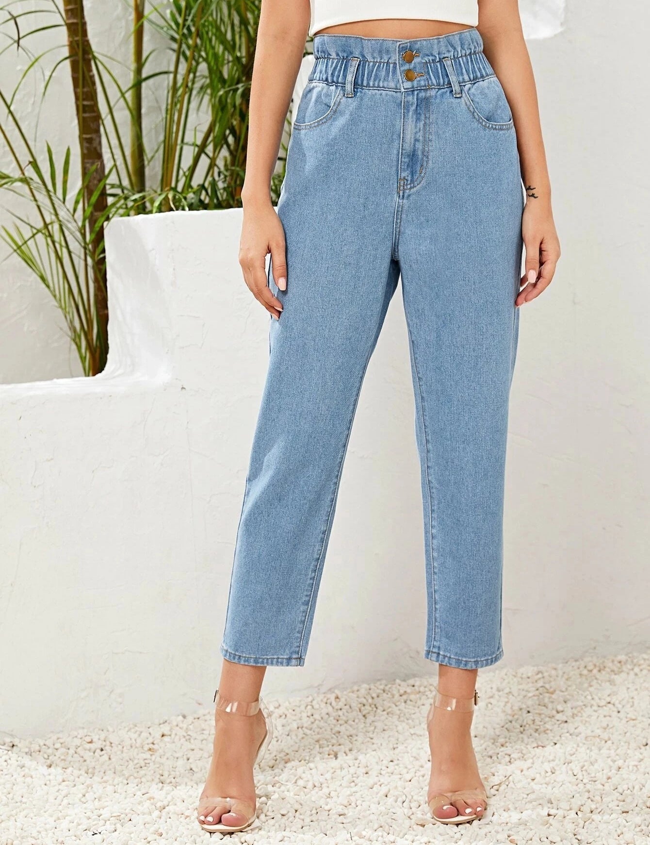 KOTTY Boyfriend Women Blue Jeans 