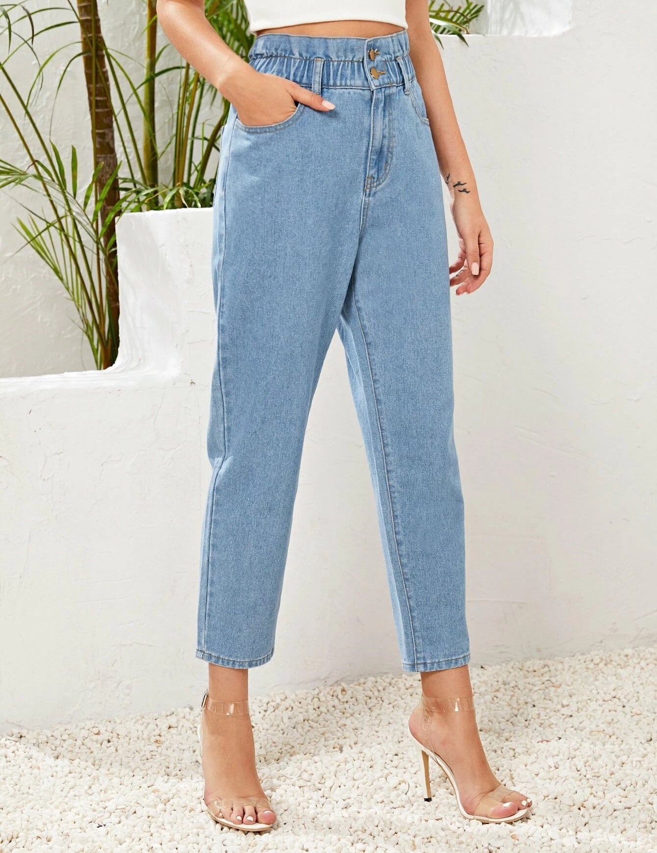 KOTTY Boyfriend Women Blue Jeans 
