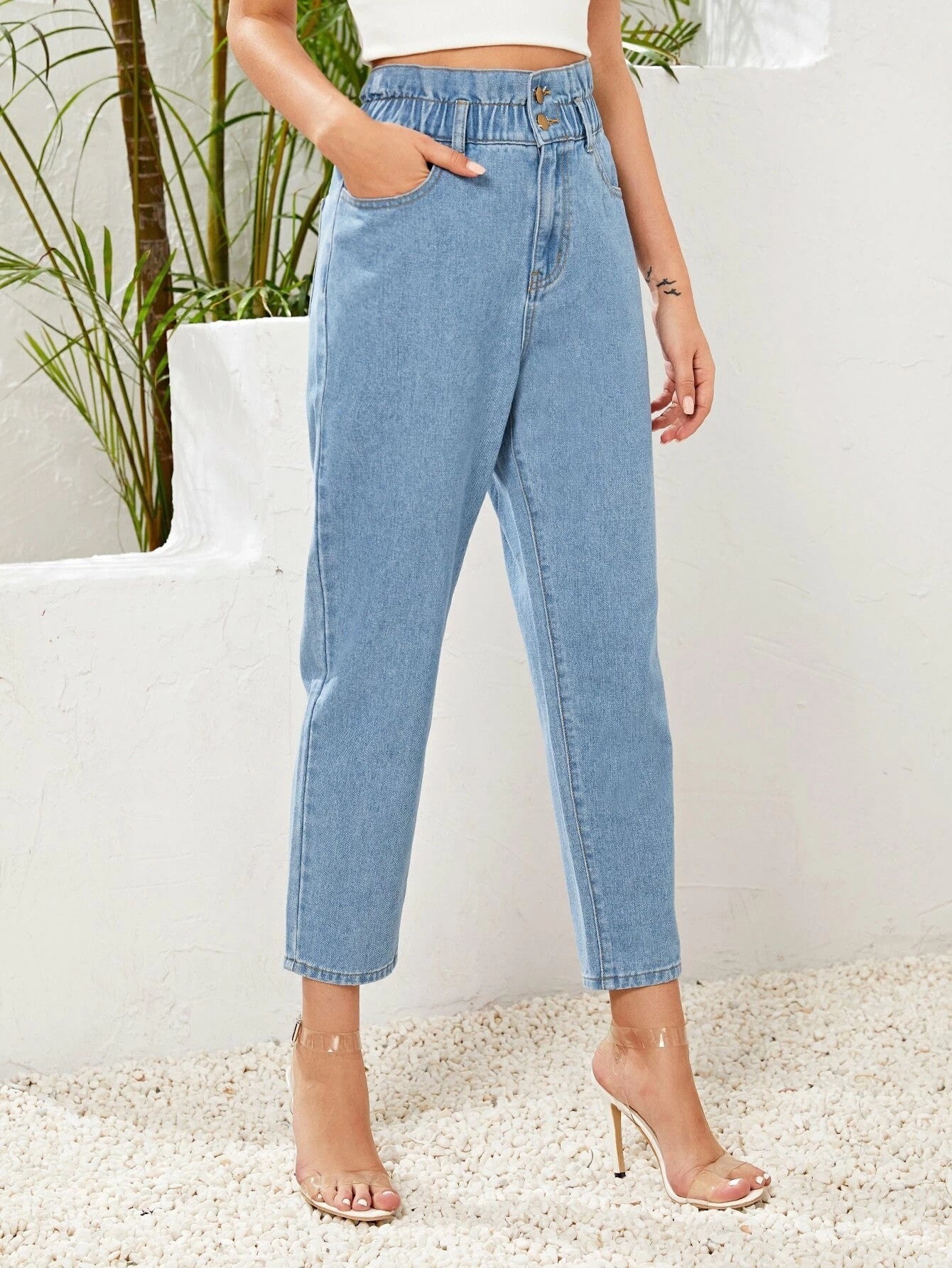 KOTTY Boyfriend Women Blue Jeans 