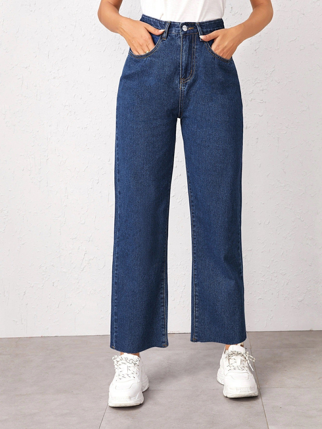 KOTTY Regular Women Dark Blue Jeans 