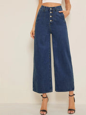 KOTTY Boyfriend Women Dark Blue Jeans 