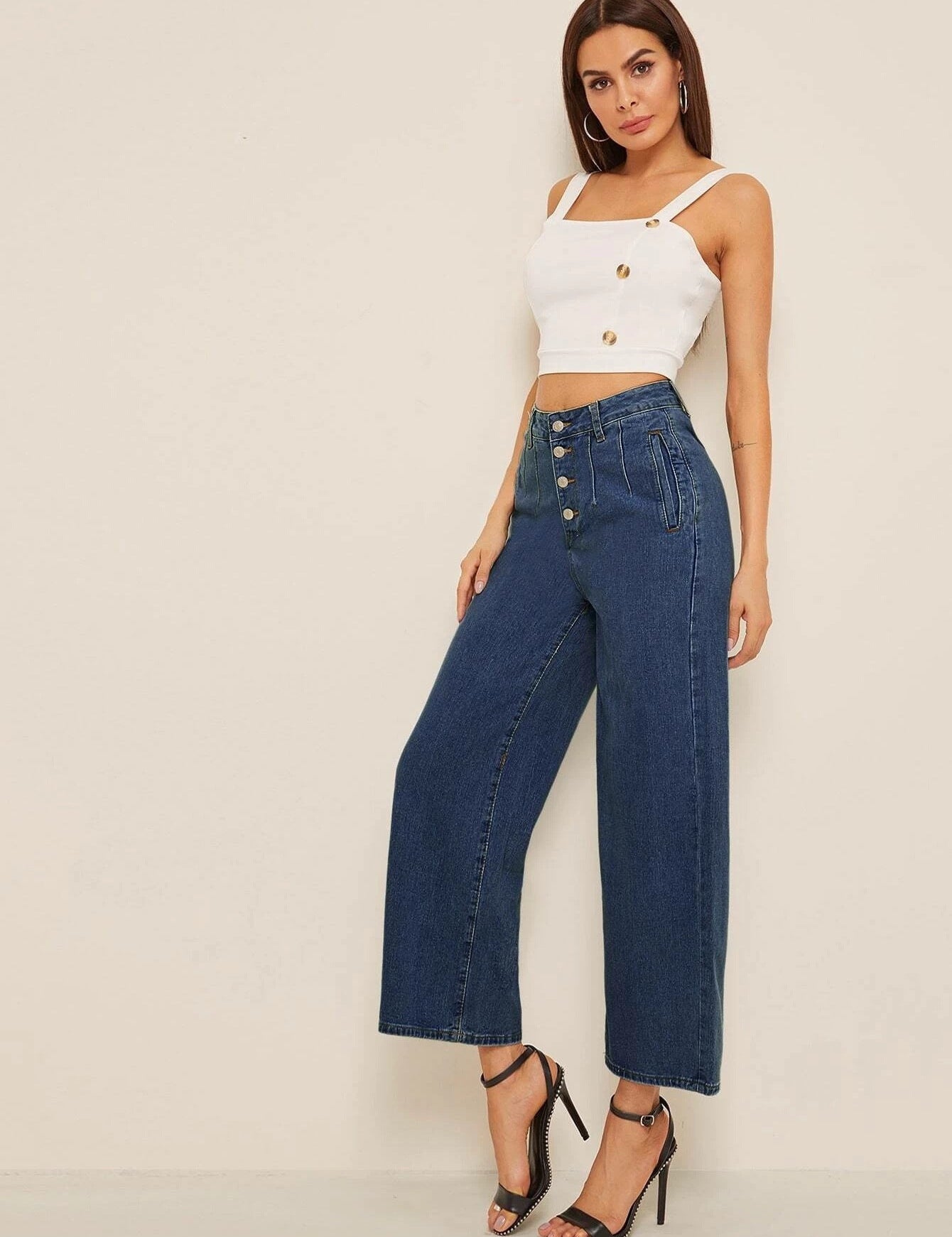 KOTTY Boyfriend Women Dark Blue Jeans 