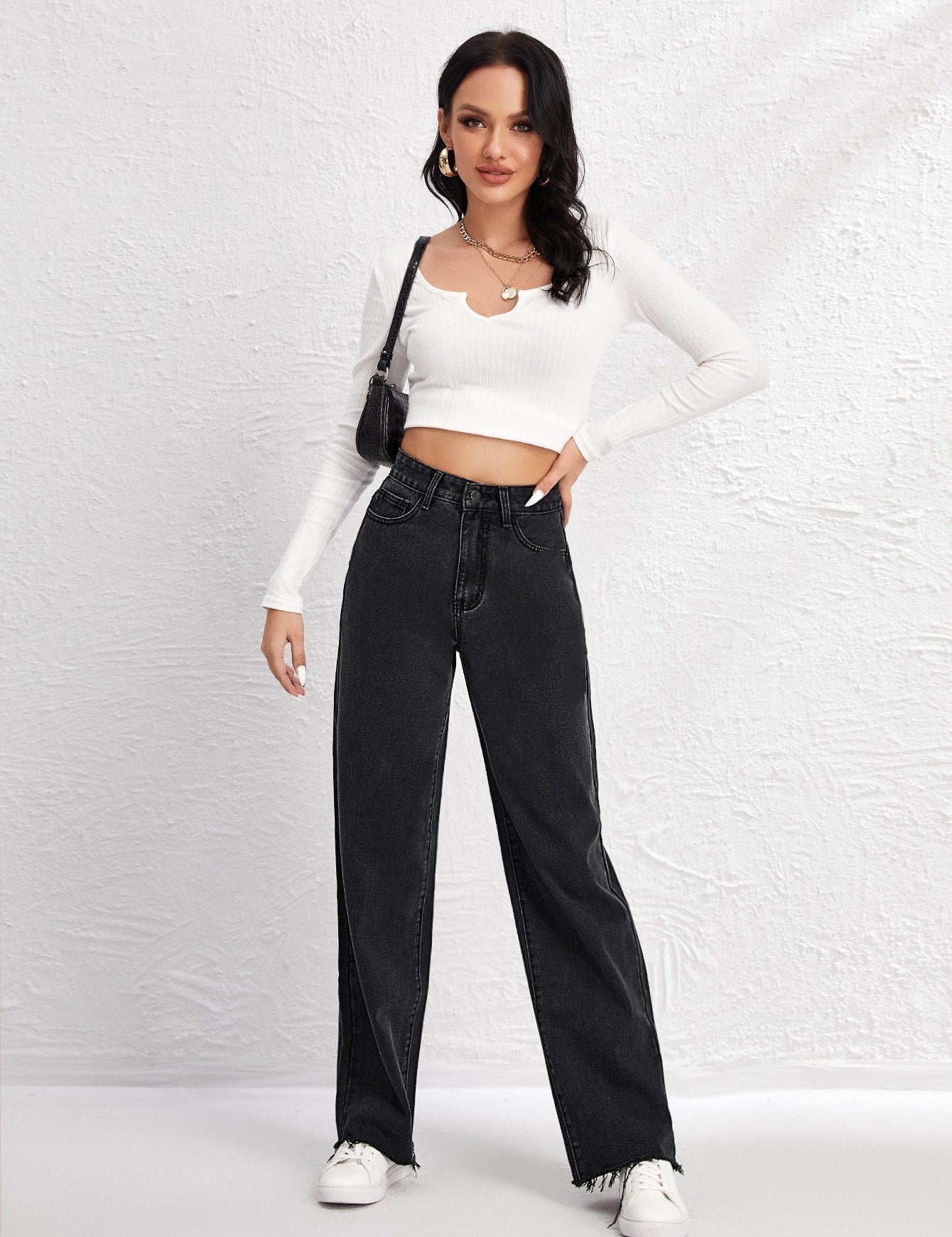 KOTTY Regular Women Black Jeans 