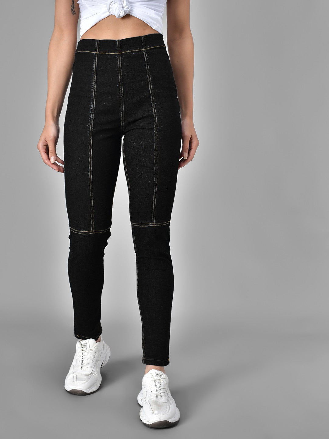 KOTTY Regular Women Black Jeans 