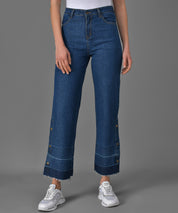 KOTTY Flared Women Blue Jeans 