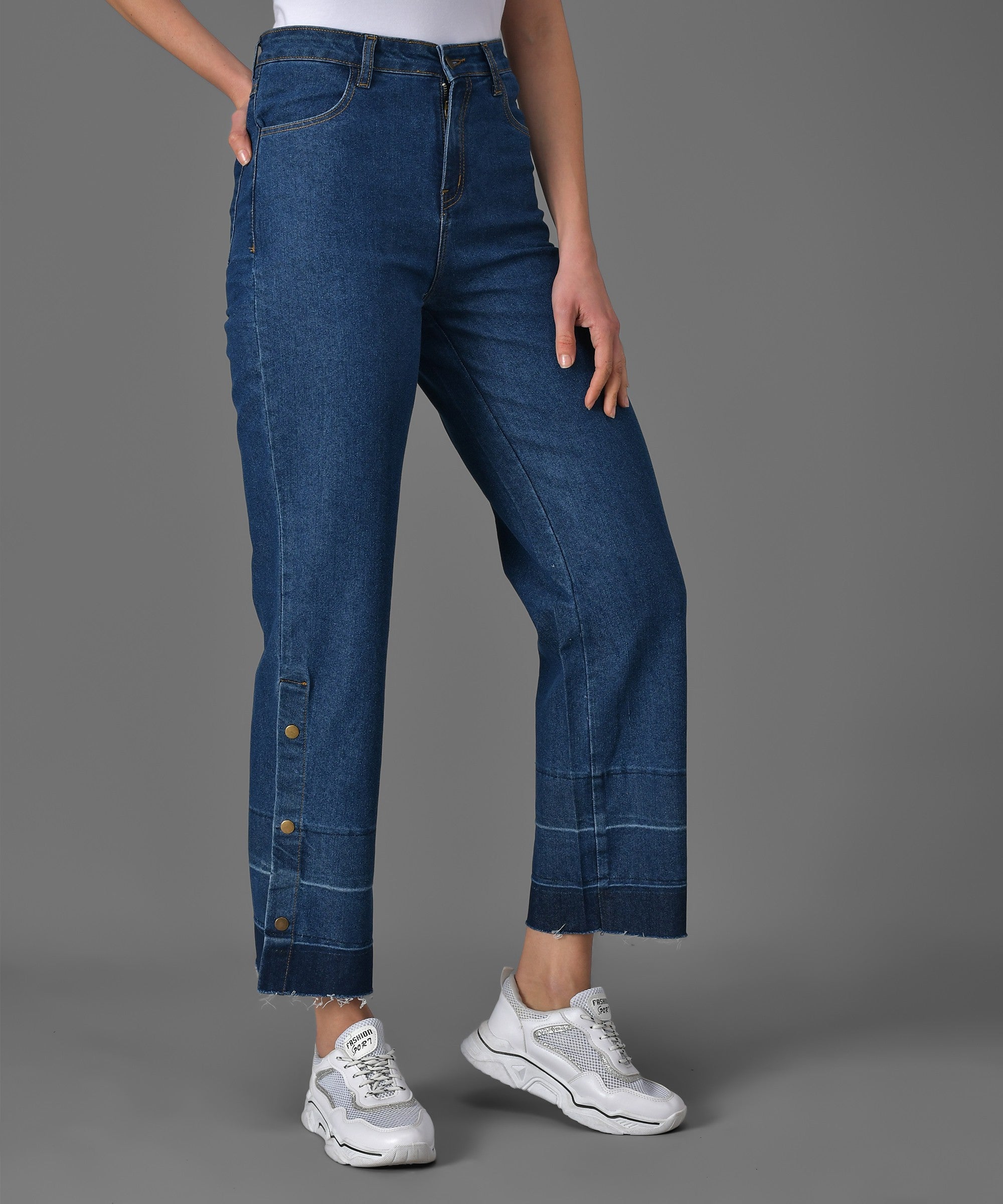 KOTTY Flared Women Blue Jeans 