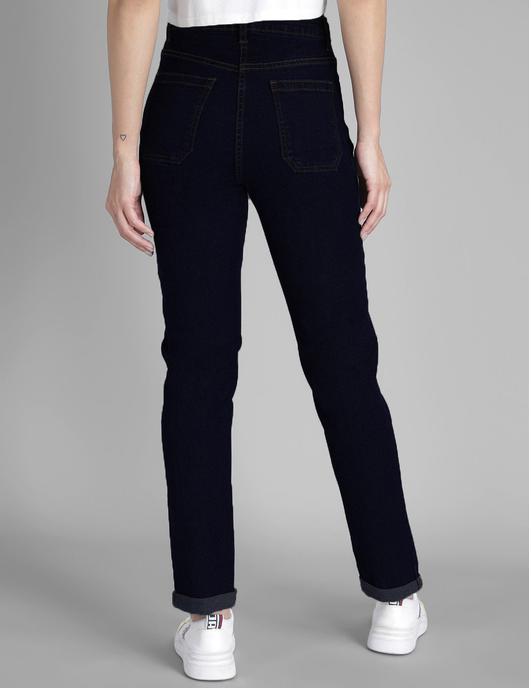 KOTTY Regular Women Dark Blue Jeans 