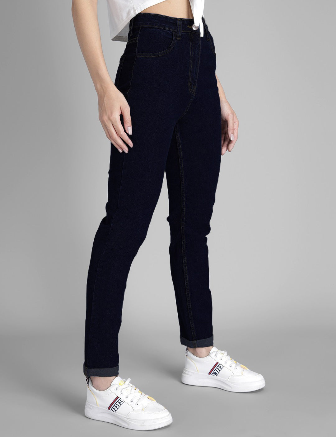 KOTTY Regular Women Dark Blue Jeans 