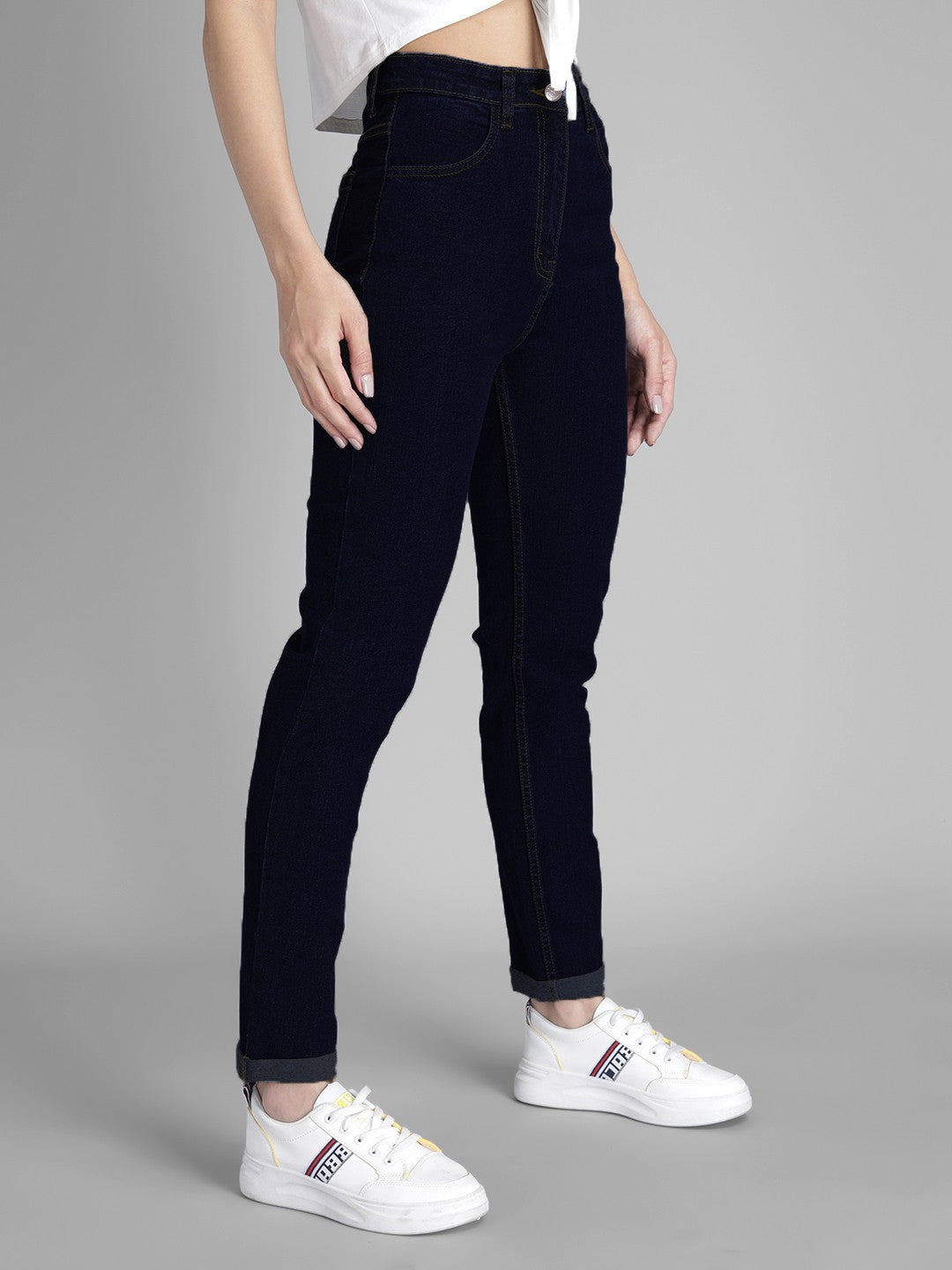 KOTTY Regular Women Dark Blue Jeans 