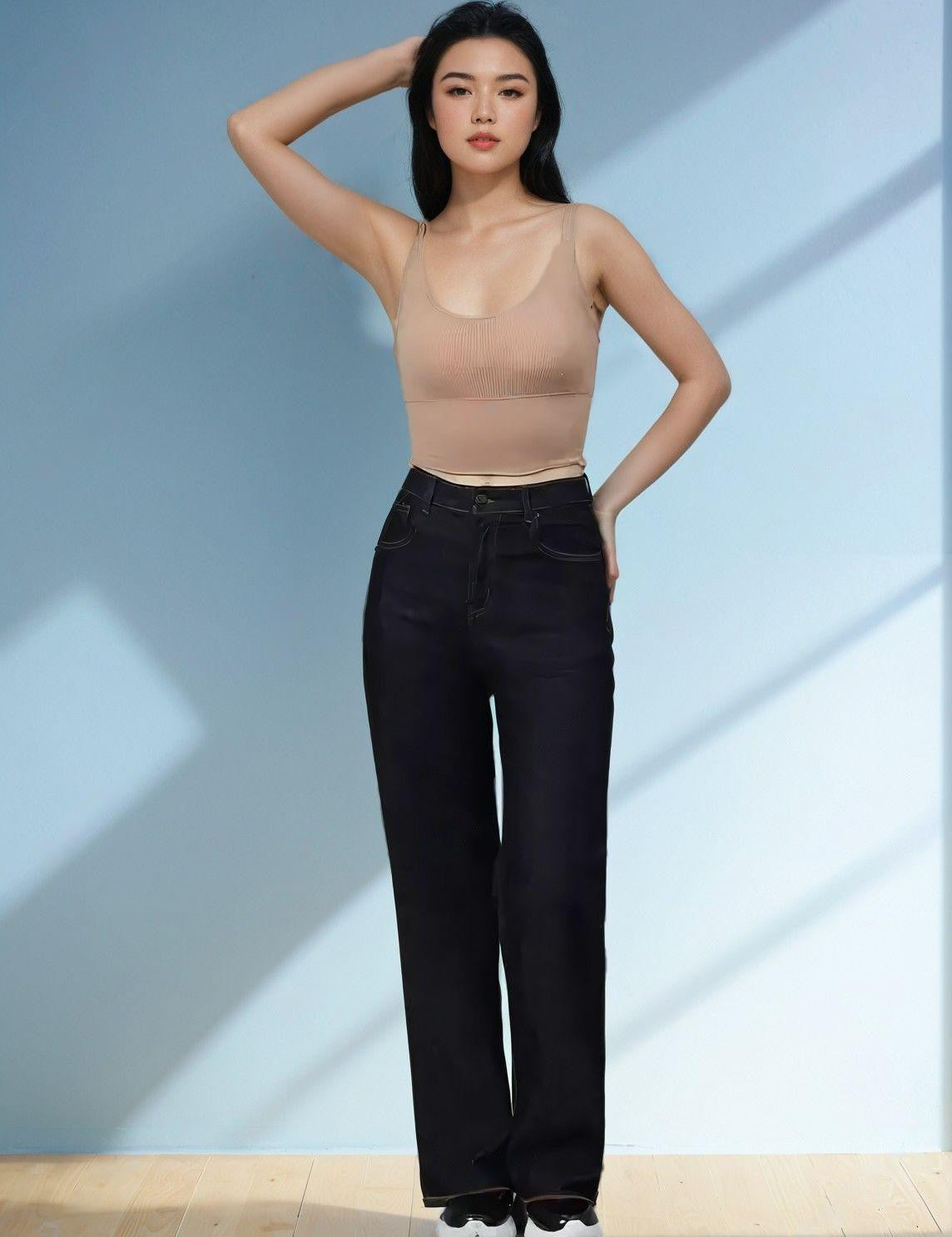 KOTTY Flared Women Black Jeans 