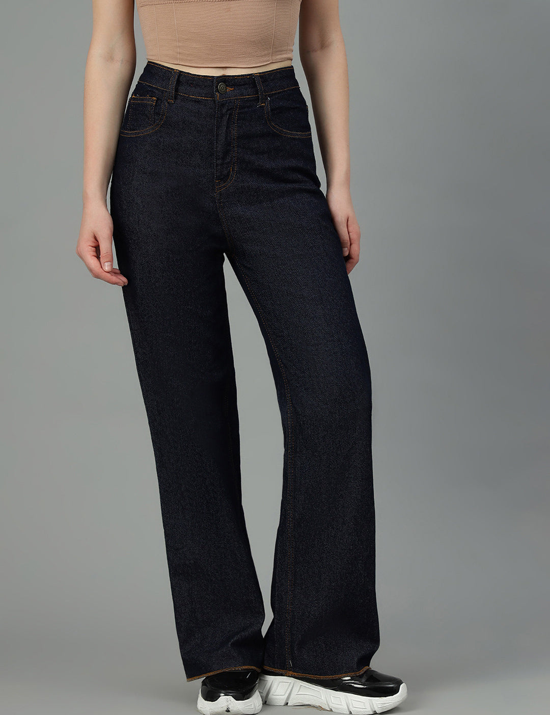 KOTTY Flared Women Black Jeans 