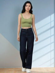 KOTTY Regular Women Dark Blue Jeans 