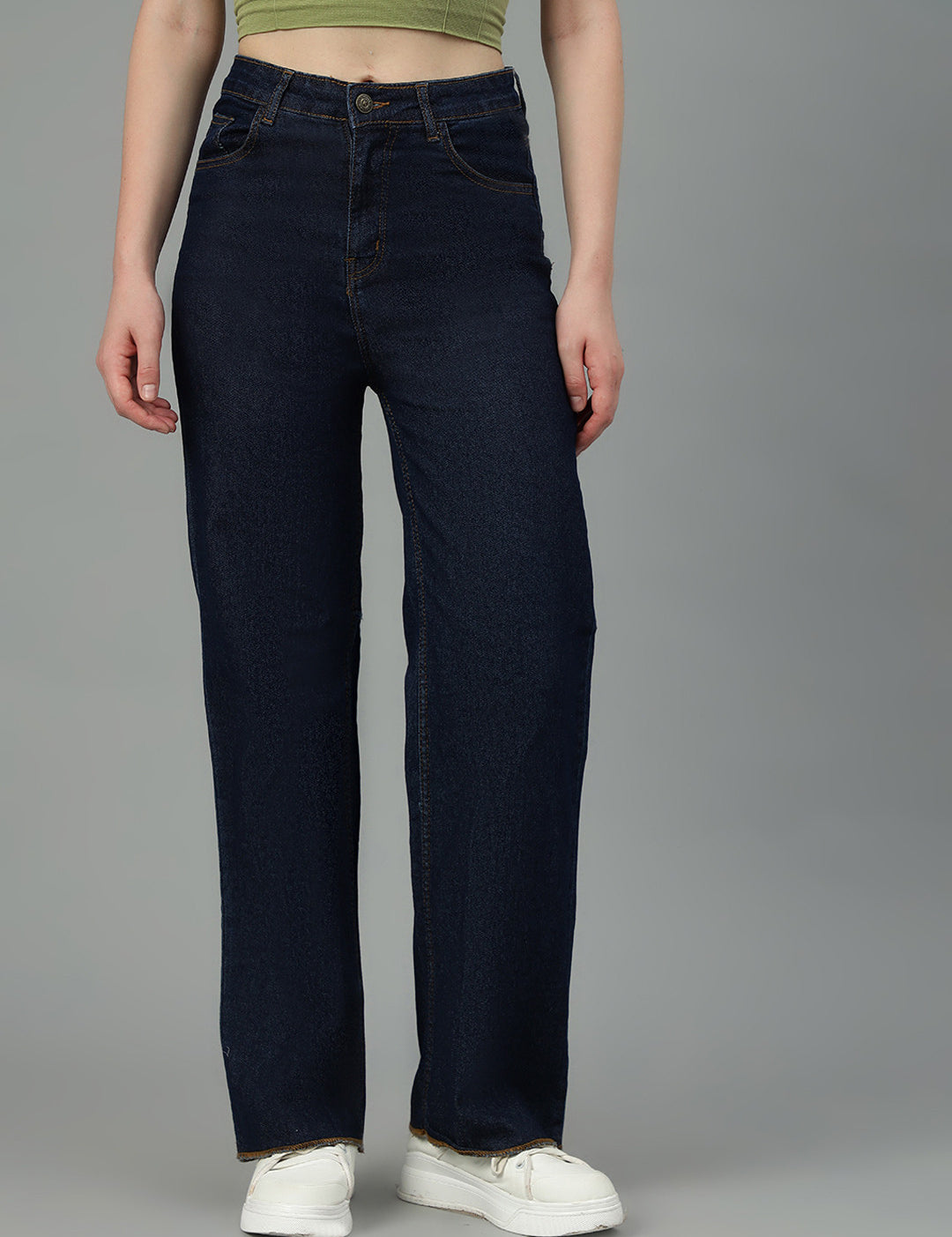 KOTTY Regular Women Dark Blue Jeans 