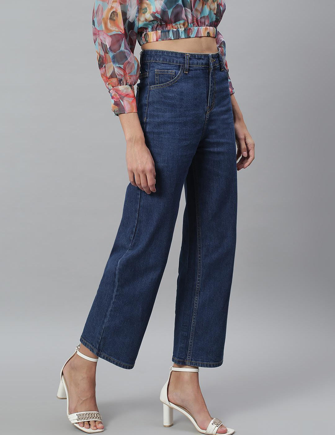 KOTTY Flared Women Blue Jeans 