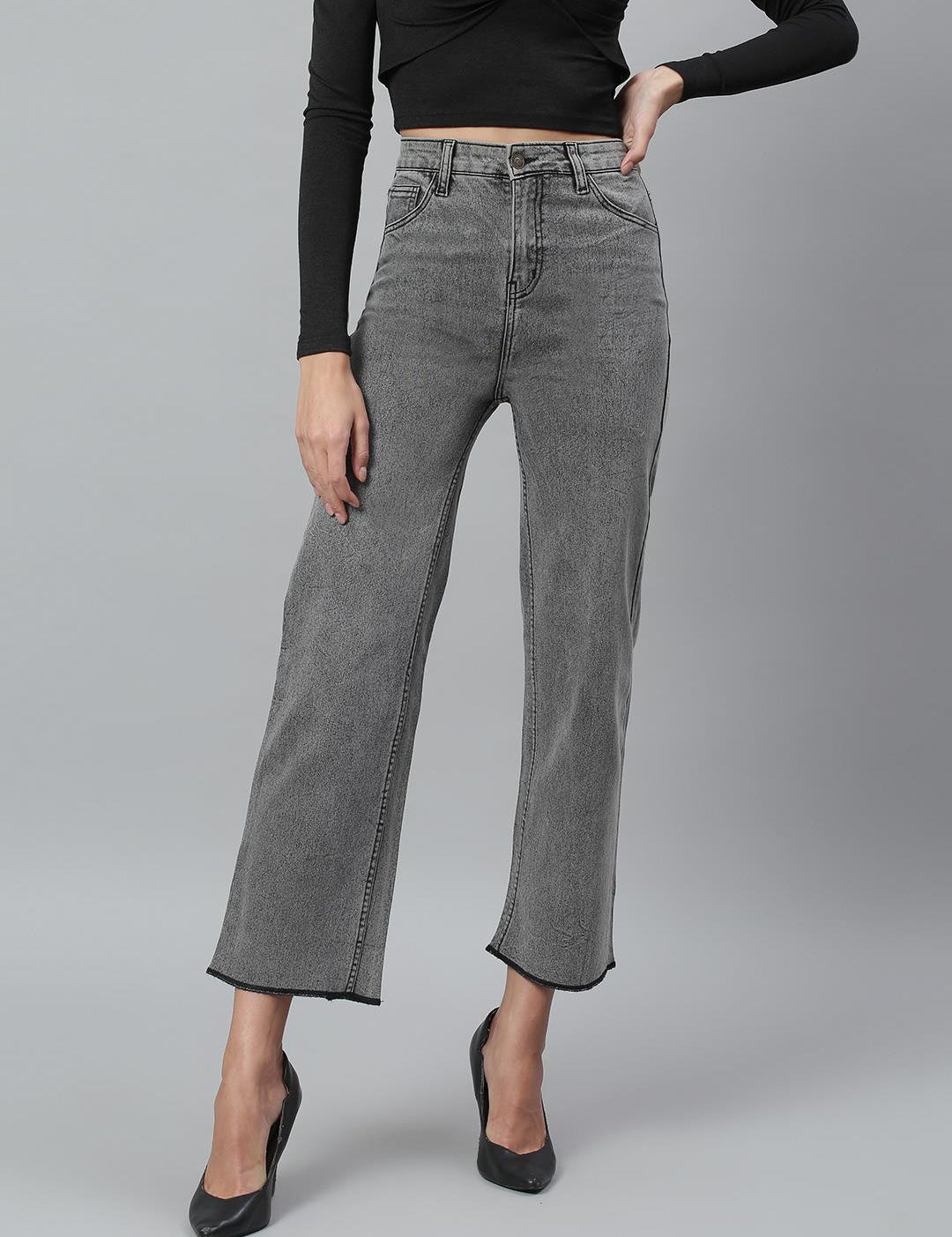 KOTTY Regular Women Grey Jeans 