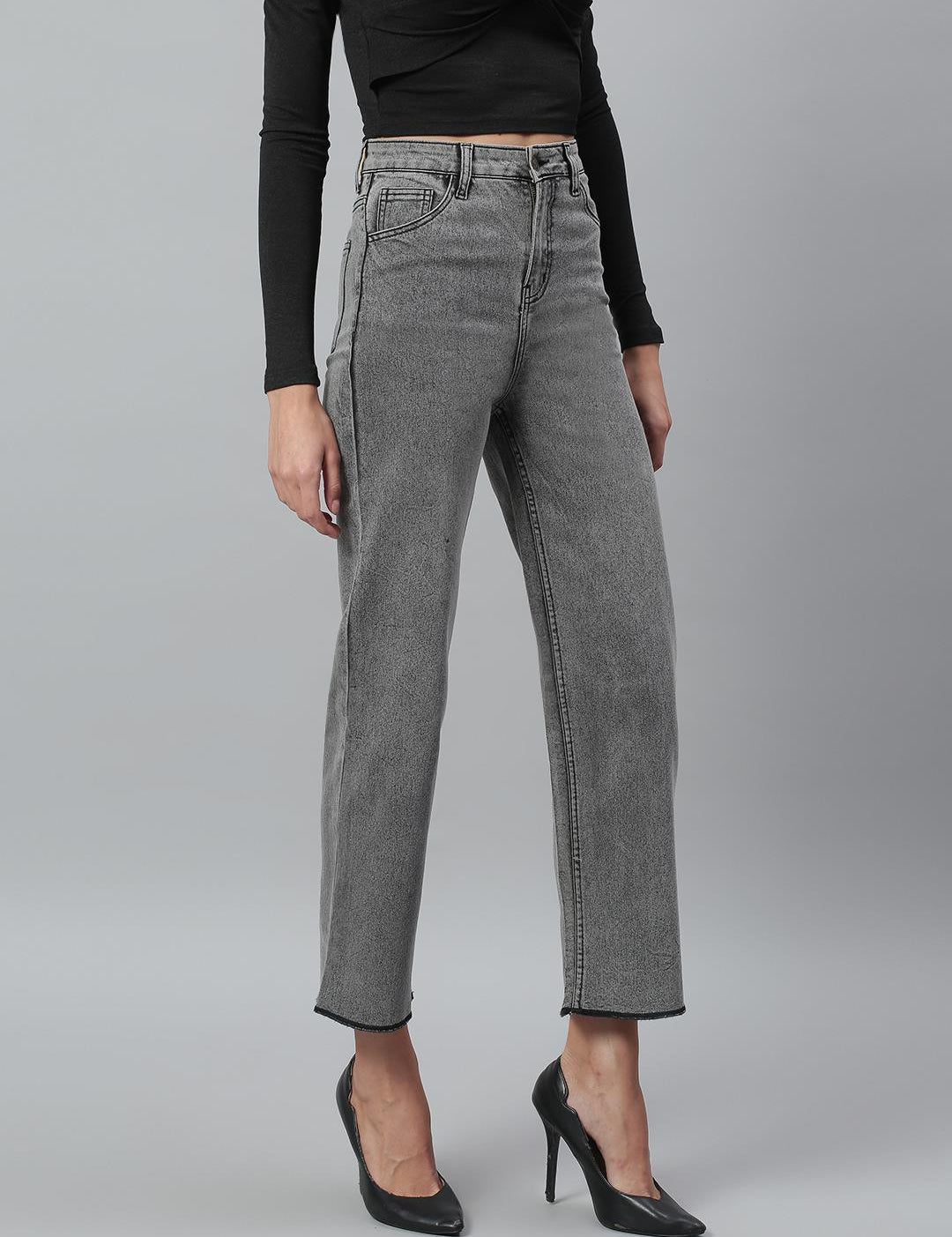 KOTTY Regular Women Grey Jeans 