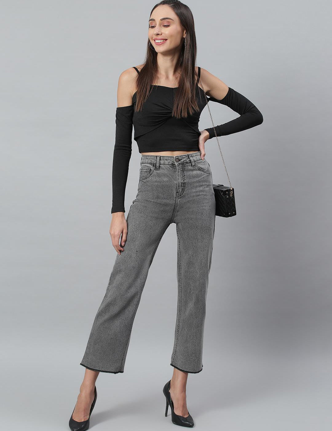 KOTTY Regular Women Grey Jeans 