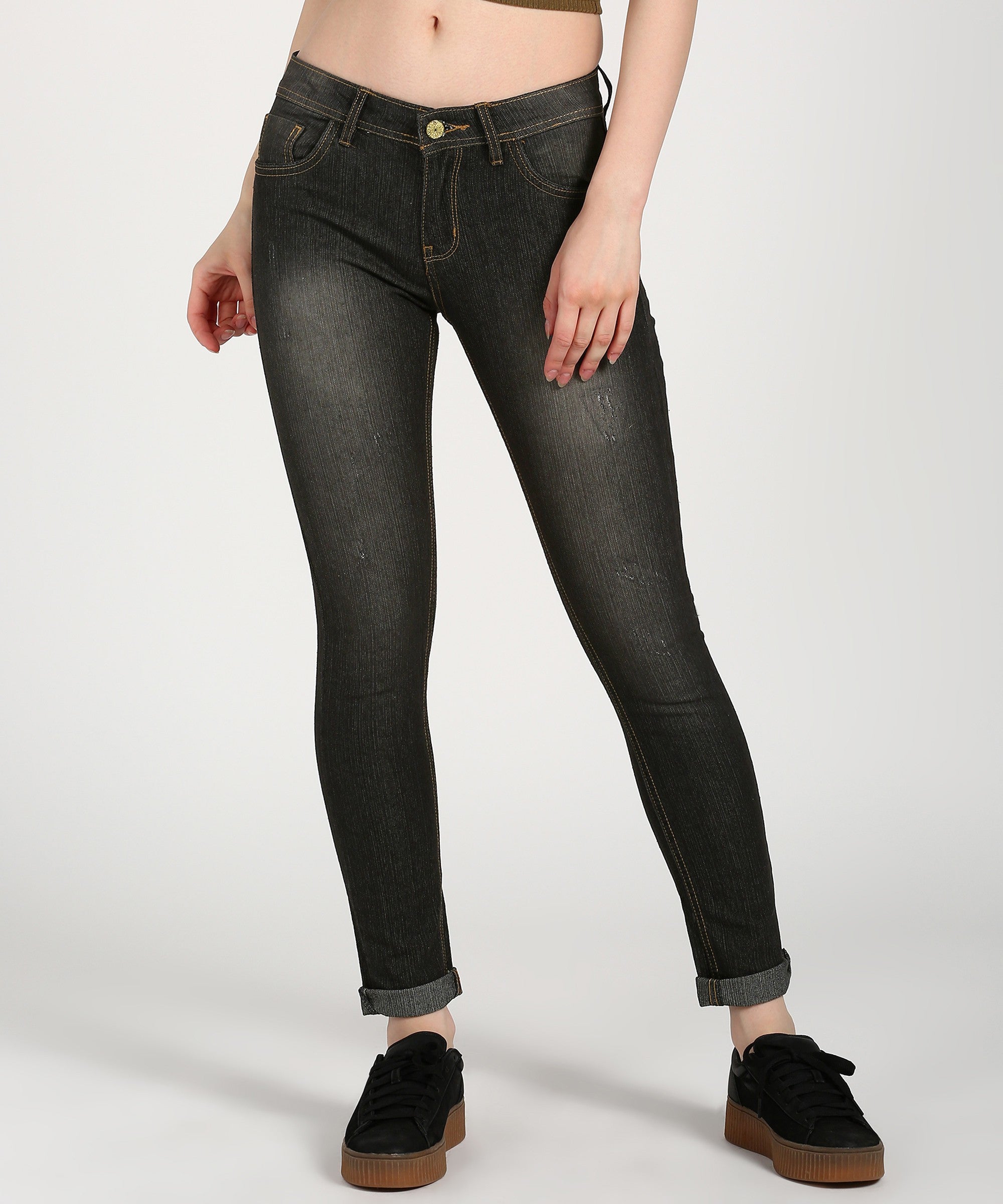 KOTTY Regular Women Grey Jeans 