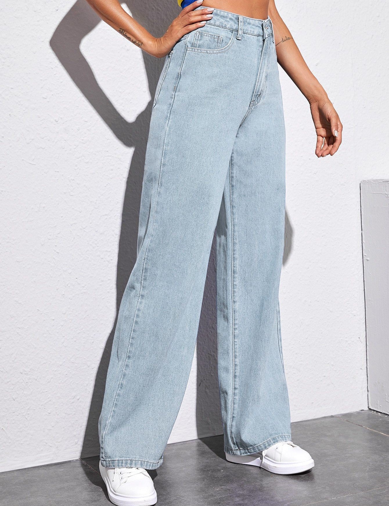 KOTTY Regular Women Light Blue Jeans 