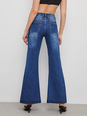 KOTTY Flared Women Blue Jeans 