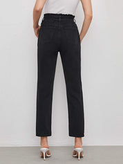 KOTTY Boyfriend Women Black Jeans 