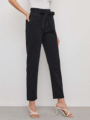 KOTTY Boyfriend Women Black Jeans 