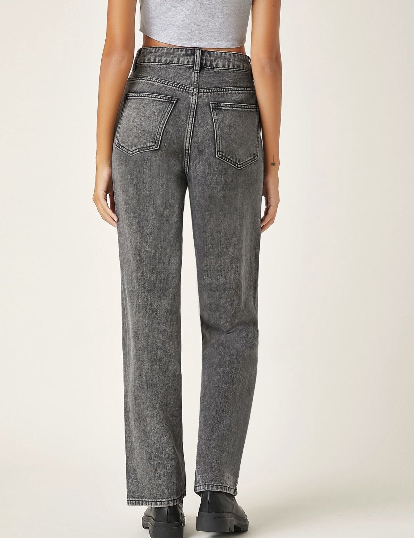 KOTTY Regular Women Dark Grey Jeans 