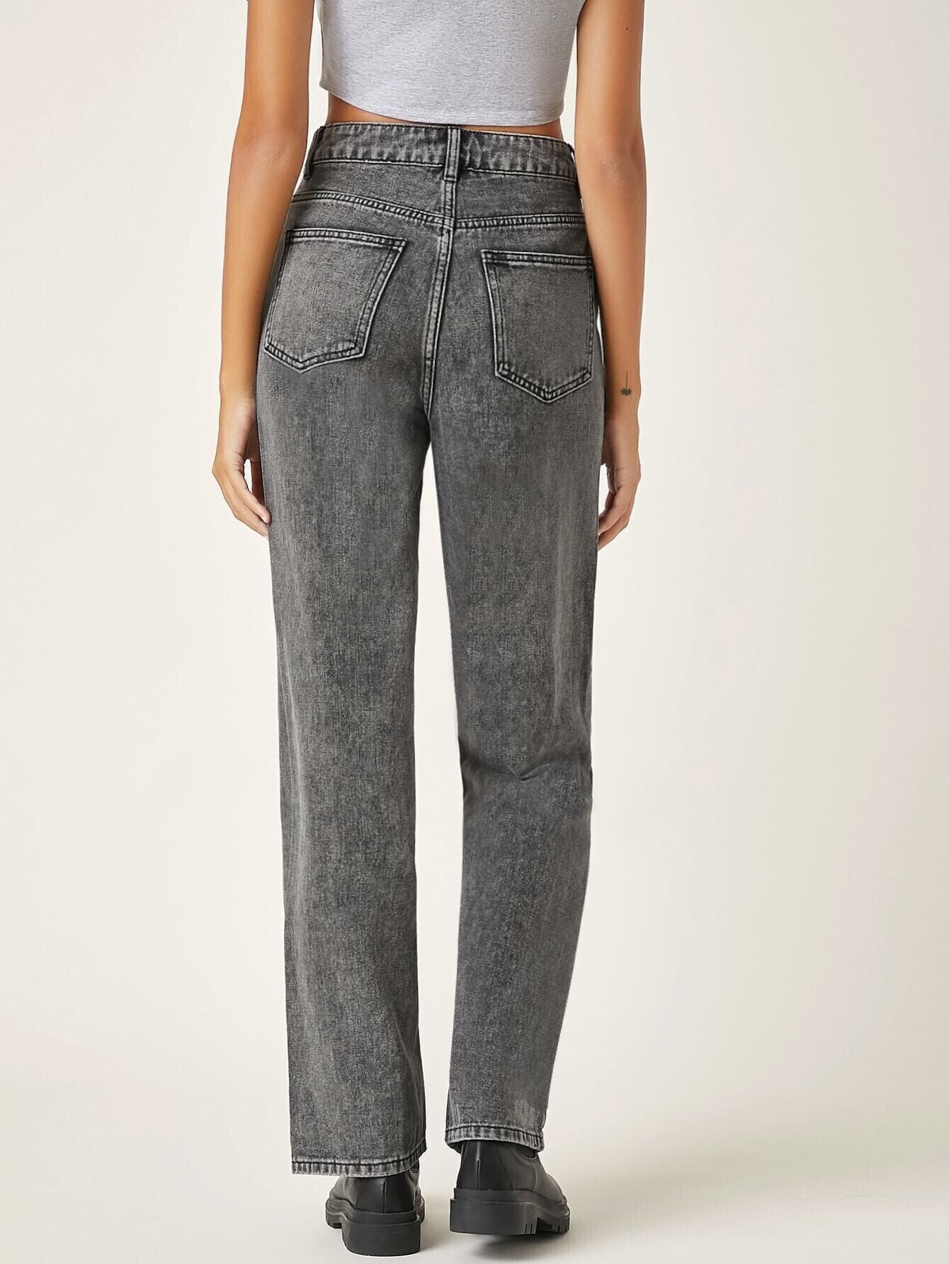 KOTTY Regular Women Dark Grey Jeans 