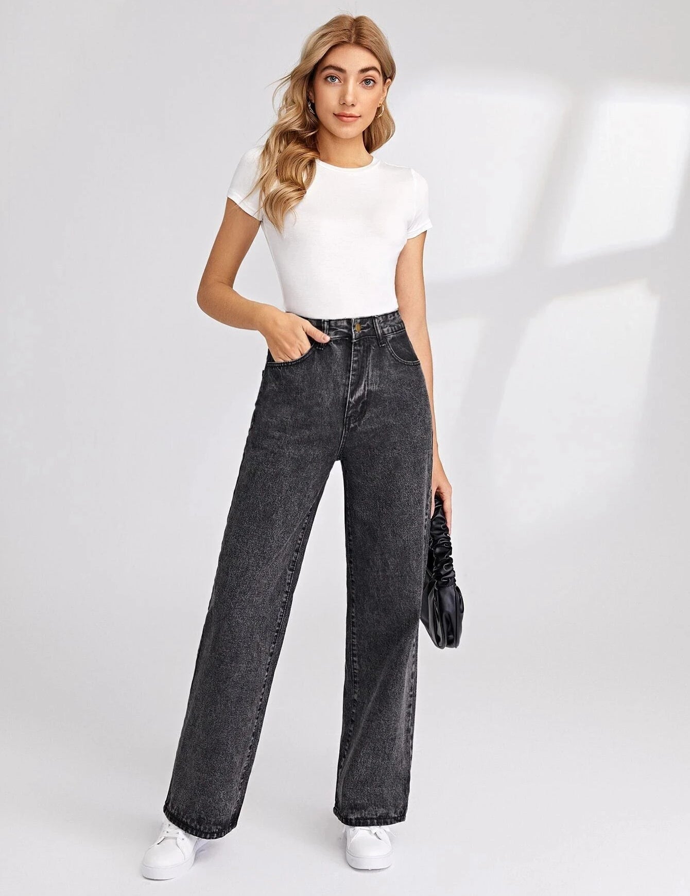 KOTTY Regular Women Black Jeans 