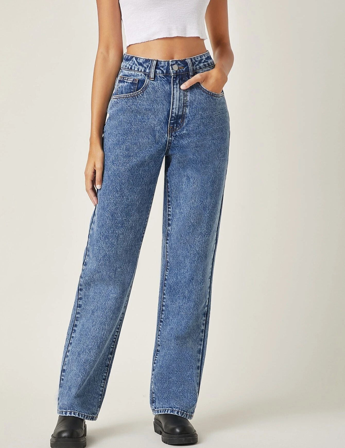 KOTTY Regular Women Light Blue Jeans 