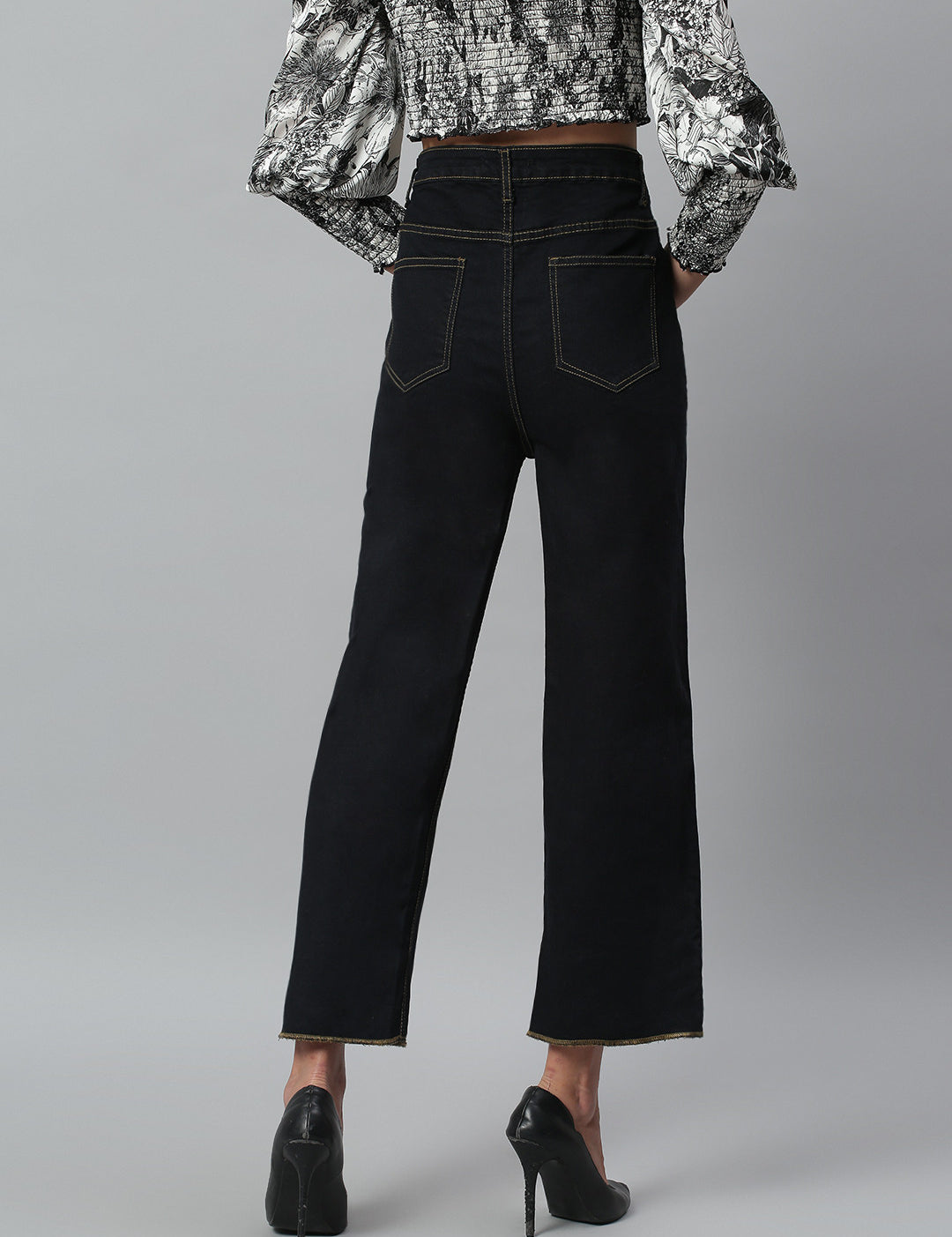 KOTTY Regular Women Black Jeans 