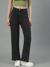 KOTTY Flared Women Black Jeans 