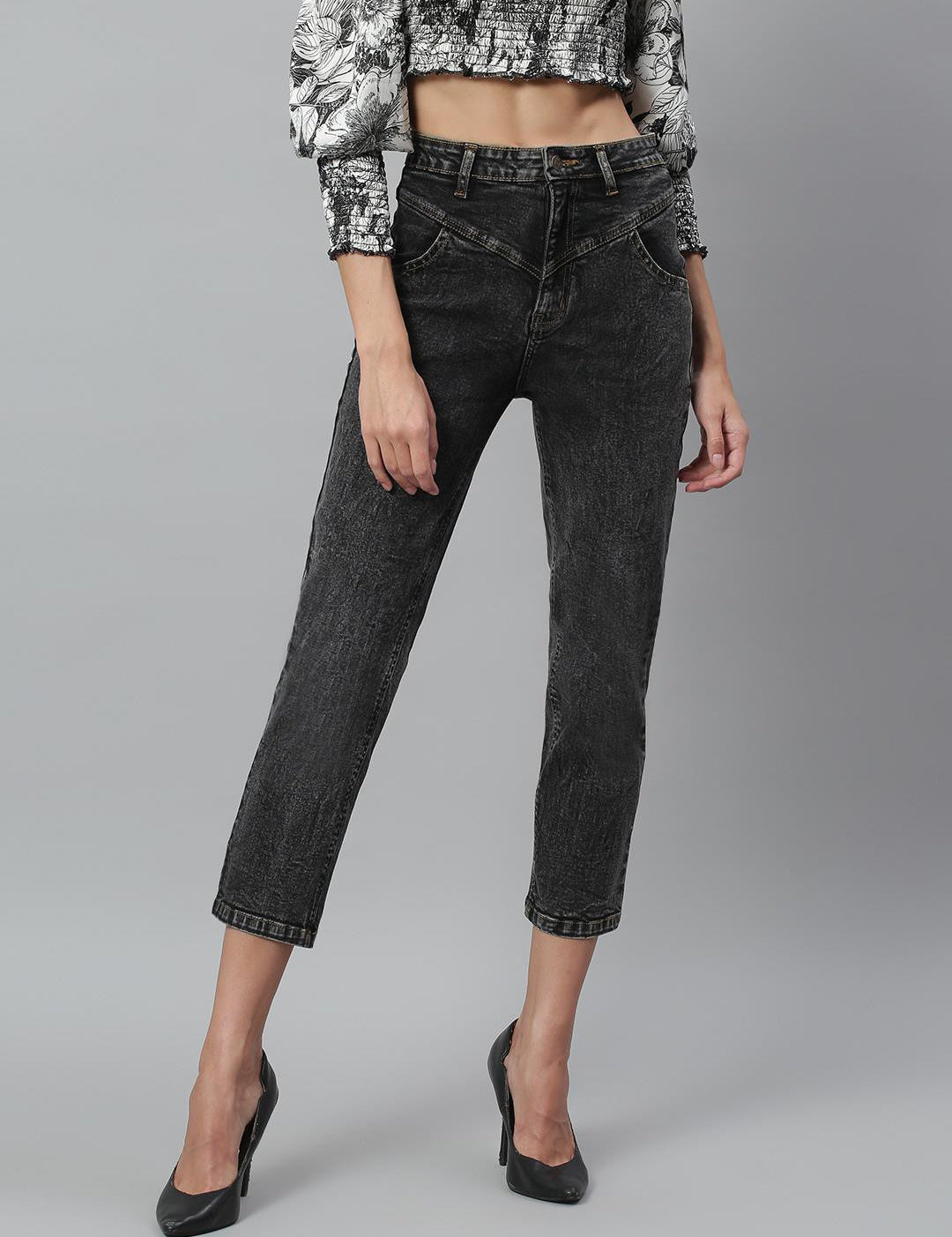 KOTTY Regular Women Black Jeans 