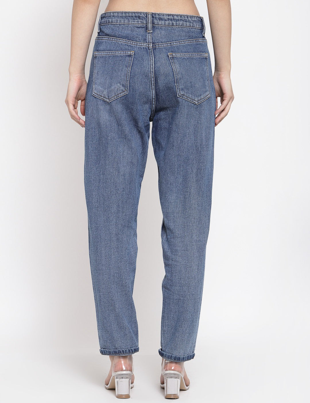 KOTTY Boyfriend Women Blue Jeans 