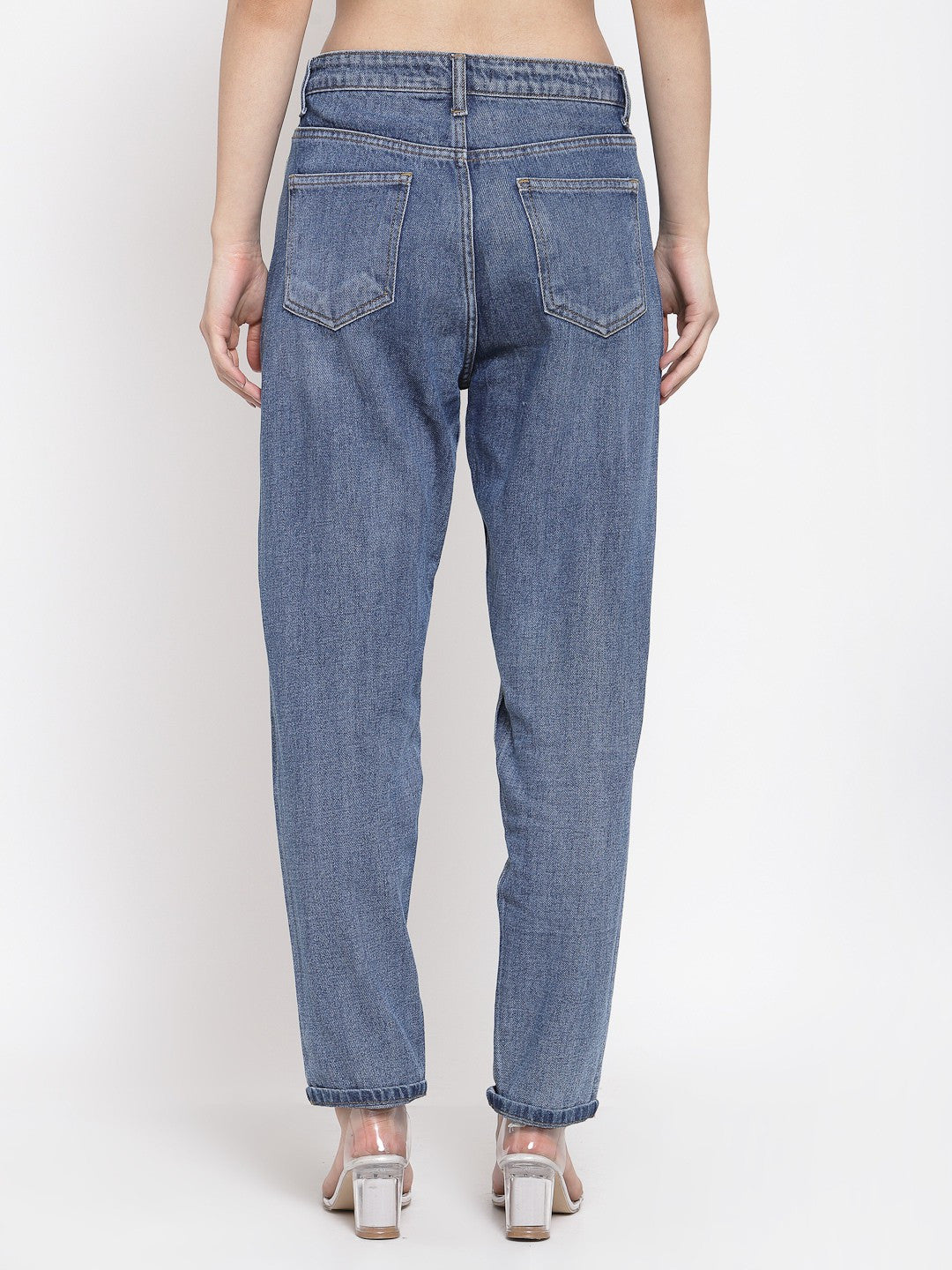 KOTTY Boyfriend Women Blue Jeans 
