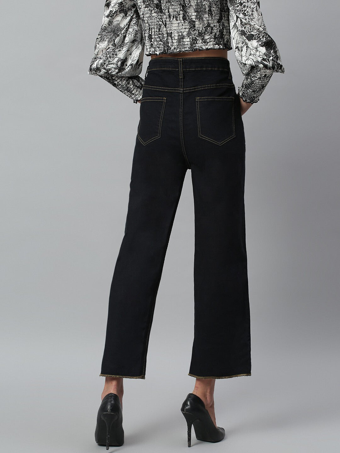 KOTTY Regular Women Black Jeans 