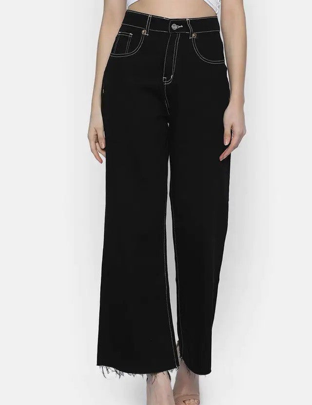 KOTTY Regular Women Black Jeans 