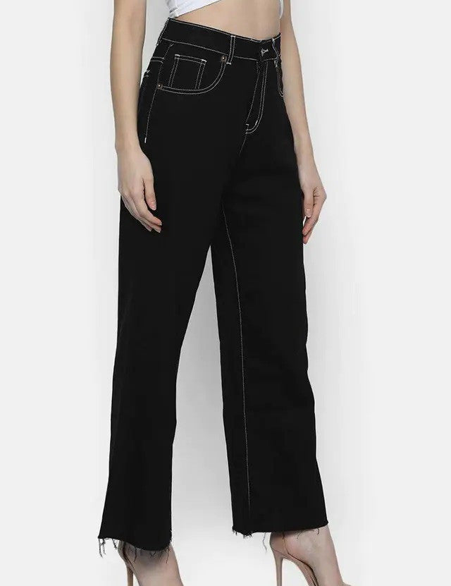KOTTY Regular Women Black Jeans 