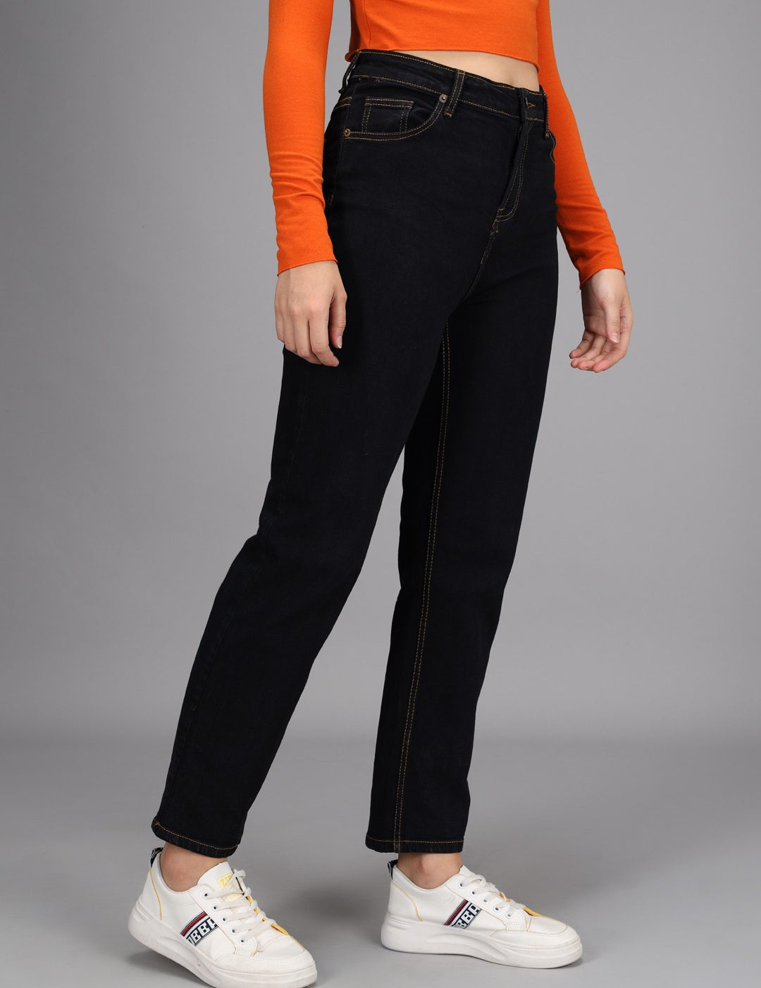 KOTTY Regular Women Black Jeans 