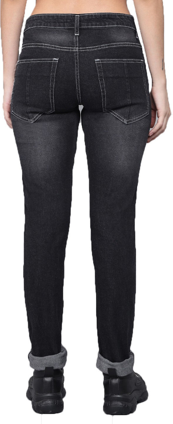KOTTY Regular Women Black Jeans 