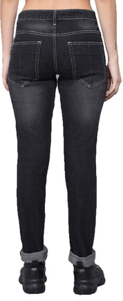KOTTY Regular Women Black Jeans 