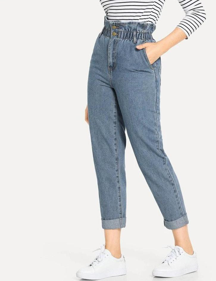 KOTTY Boyfriend Women Blue Jeans 
