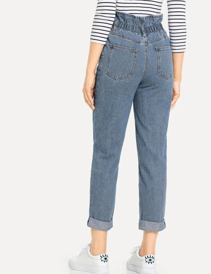 KOTTY Boyfriend Women Blue Jeans 