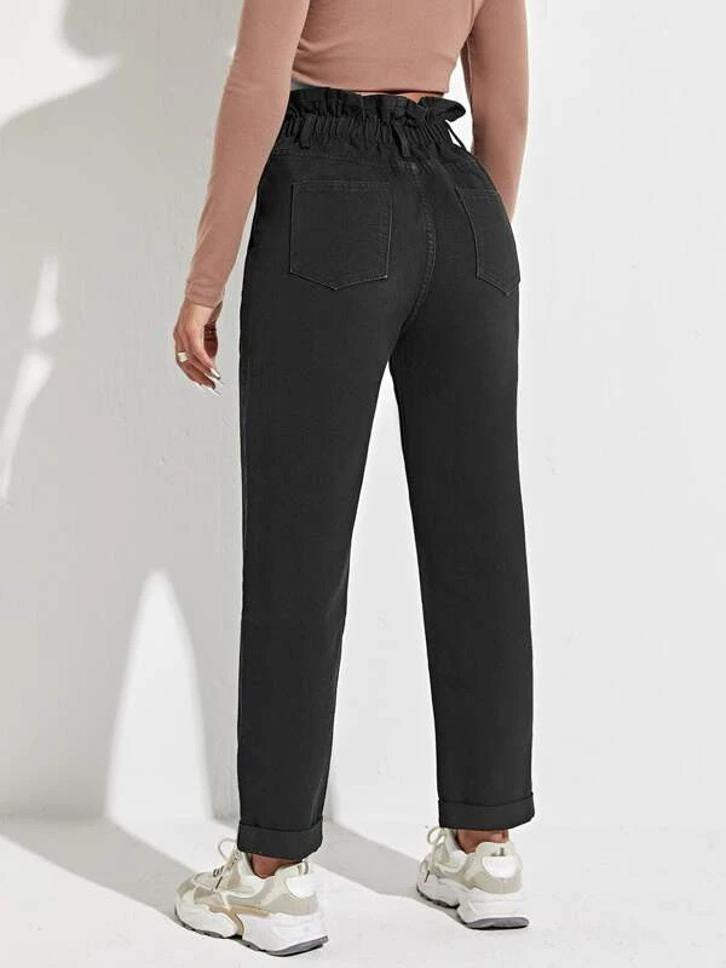 KOTTY Boyfriend Women Black Jeans 